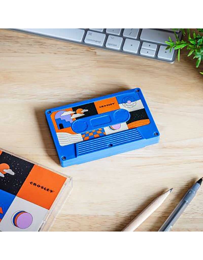 Crosley Cassette Speaker with Bluetooth - Surreal Cobalt