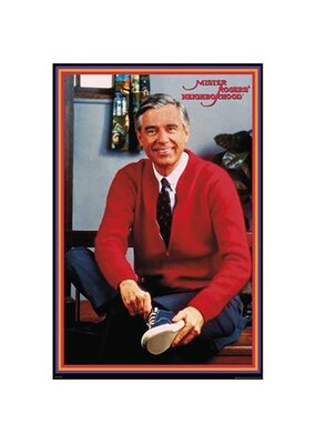 Mister Rogers - Tying Shoes Poster 24"x36"