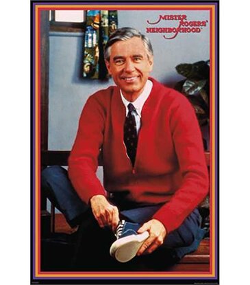 Mister Rogers - Tying Shoes Poster 24"x36"
