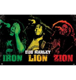 Bob Marley - Iron Lion Zion Poster 36"x24"