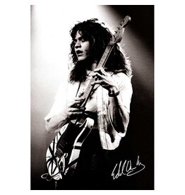 Eddie Van Halen - Black and White Poster 24"x36"