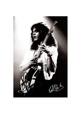 Eddie Van Halen - Black and White Poster 24"x36"