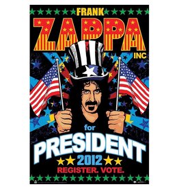 Frank Zappa - For President Poster 24x36"