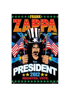 Frank Zappa - For President Poster 24x36"