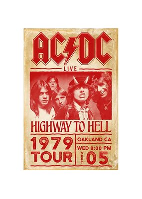 AC/DC - Tour 1979 Poster 24"x36"