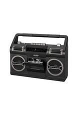 Jensen Portable Boombox Cassette Player  AM/FM Radio MCR-500 - Black