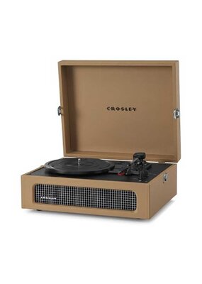 Crosley Voyager Portable Turntable with Bluetooth- Tan