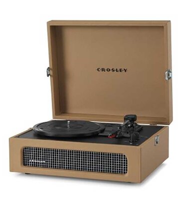 Crosley Crosley Voyager Portable Turntable with Bluetooth- Tan