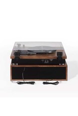 Crosley Riff 3-Speed Turntable Shelf System - Walnut