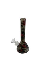 7" Glow In The Dark Skull Dragon Claw Silicone Water Pipe