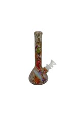 7" Glow In The Dark Tattoo Sleeve Silicone Water Pipe