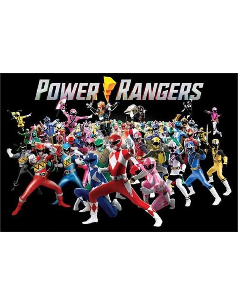 Power Rangers - Retro Group Poster 36"x24"