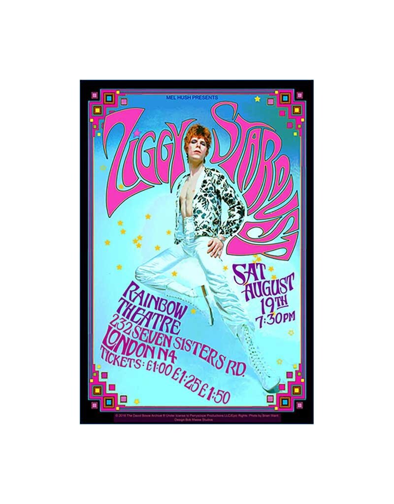 David Bowie - Ziggy Stardust Concert Poster 16.5" x 23.5"