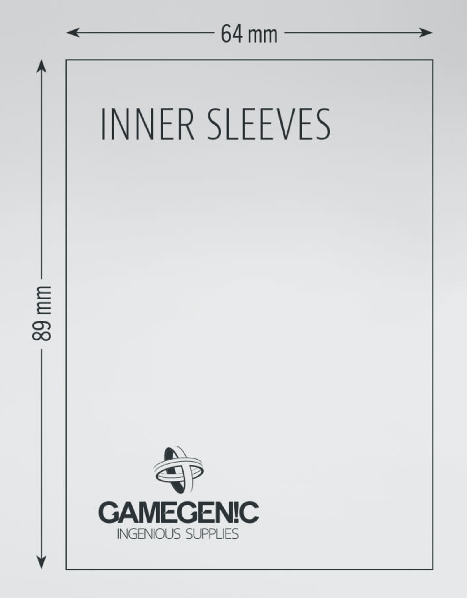 Inner Sleeves: Standard Card Game (100) Clear