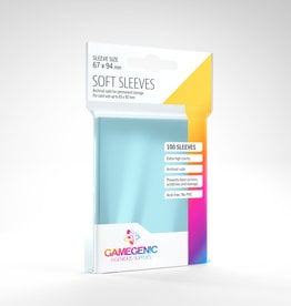 GameGenic Sleeves: Soft Sleeves (100) Clear