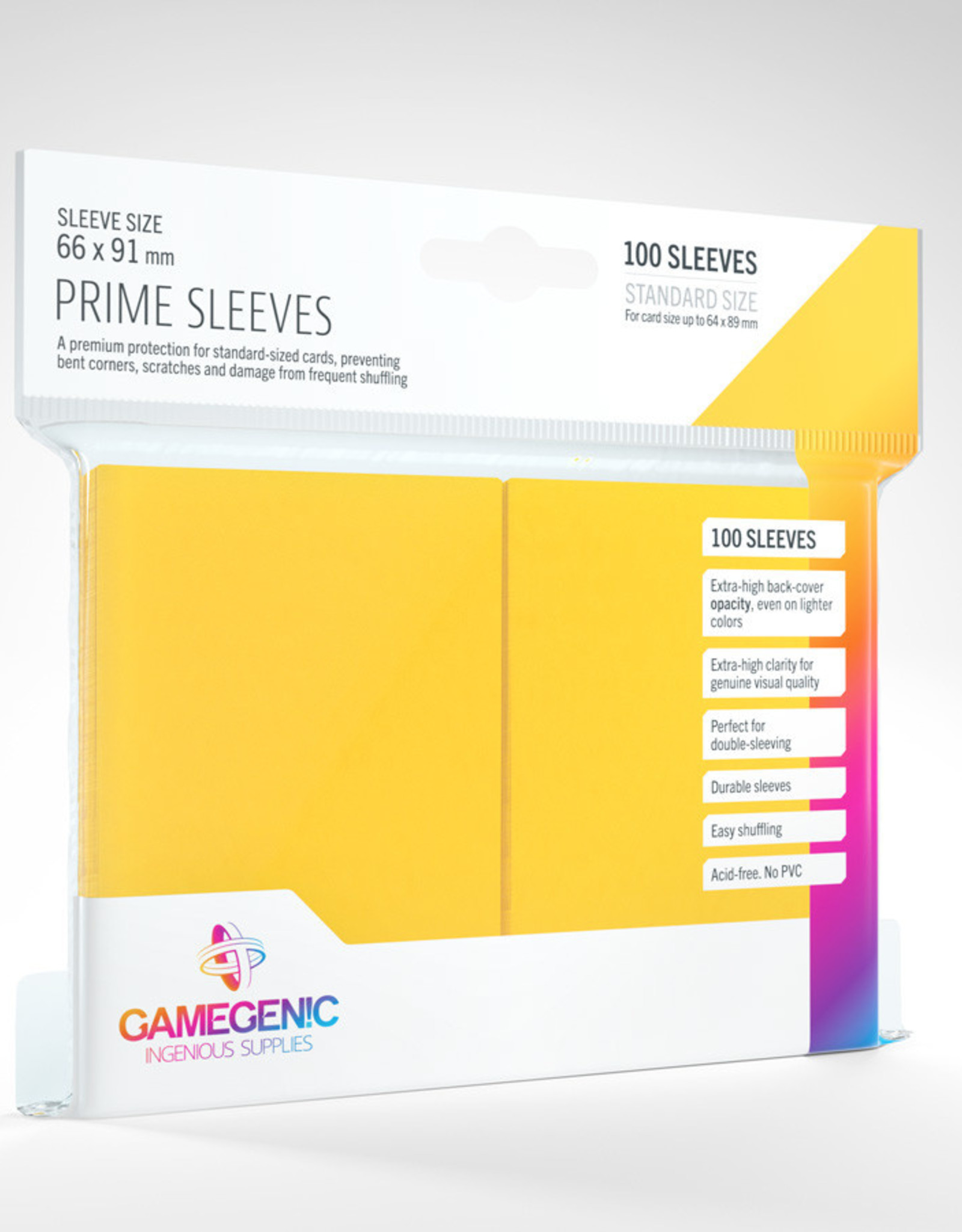 Prime Sleeves: (100) Yellow