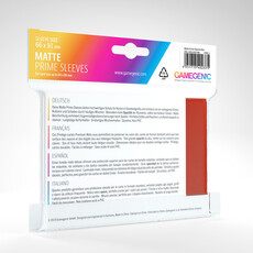 Sleeves: Matte Prime (100) Red