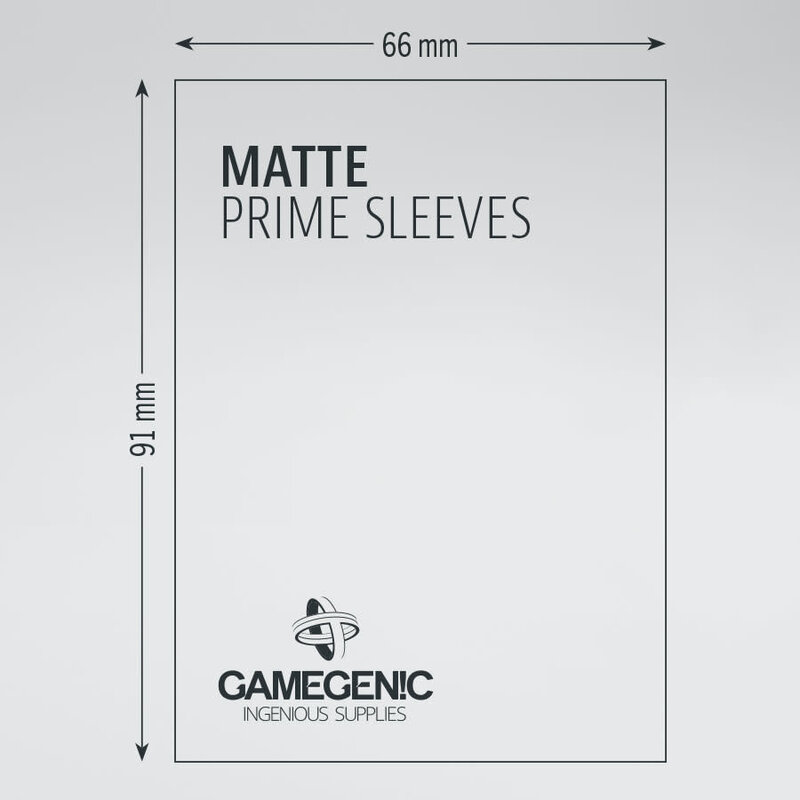 Sleeves: Matte Prime (100) Red