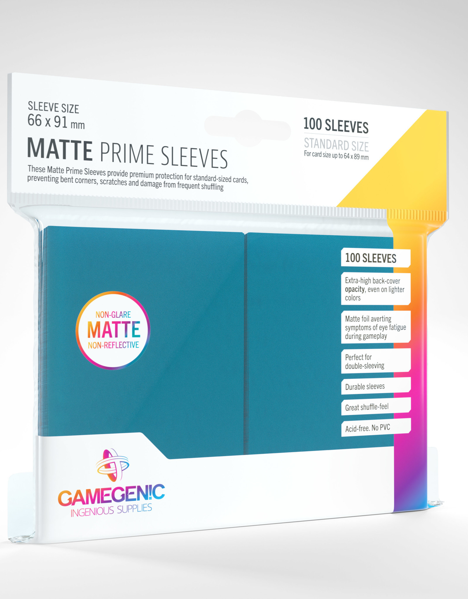 Sleeves: Matte Prime (100) Blue