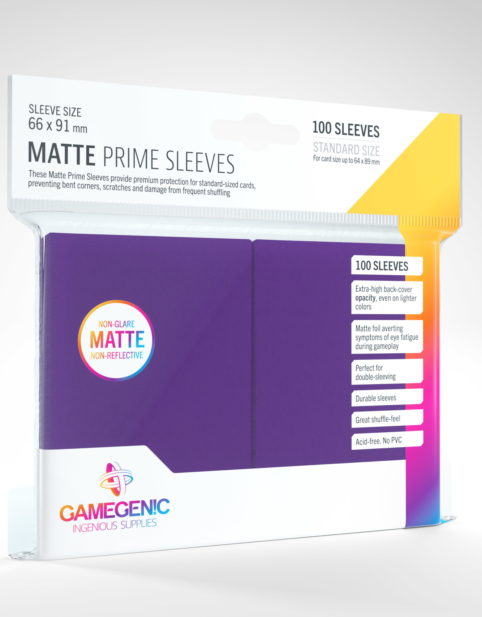 Sleeves: Matte Prime (100) Purple