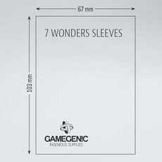 Matte Board Game Sleeves: 7 Wonders (80) (Brown)