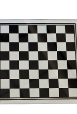 Chess Set: Black and Clear Glass