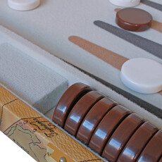 Backgammon 18 Inch Map Design