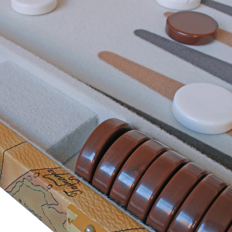 Backgammon 18 Inch Map Design