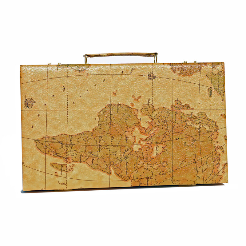 Backgammon 18 Inch Map Design