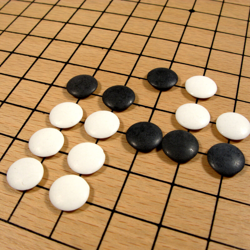 Game of Go Set: 12 Inch Wooden Board