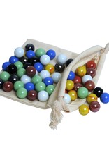 Chinese Checkers Set with Glass Marbles 11.5 Inch