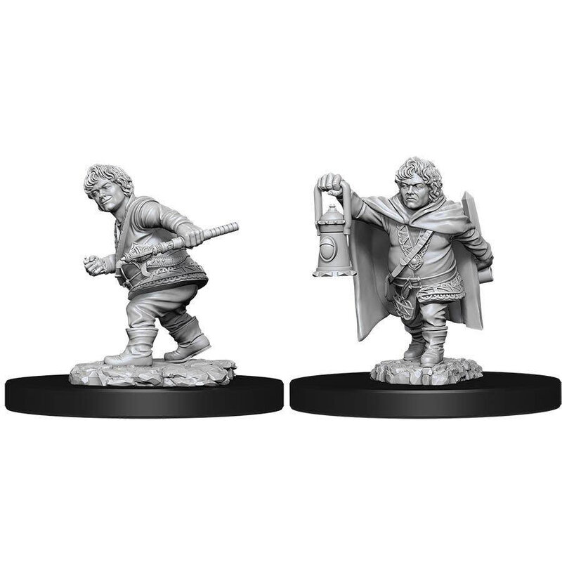 Wizkids D&D Unpainted Minis: Halfling Rogue Male