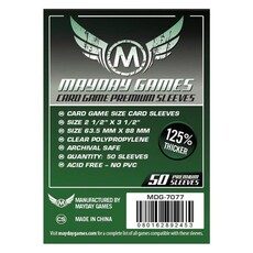 Mayday Games Sleeves: Premium Standard Card Game (50) (Dark Green)