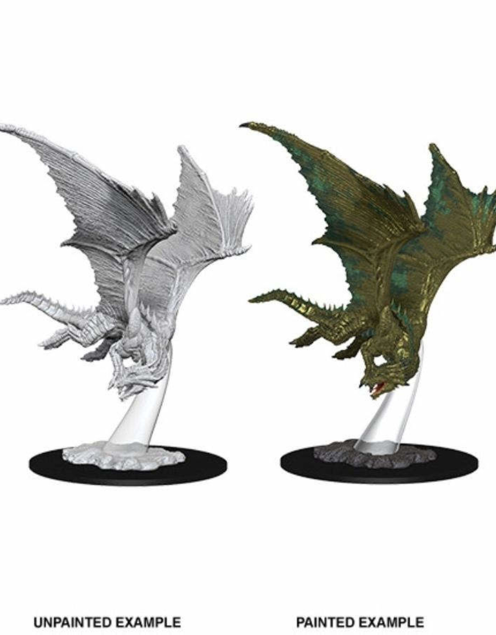 Wizkids D&D Unpainted Minis: Young Bronze Dragon