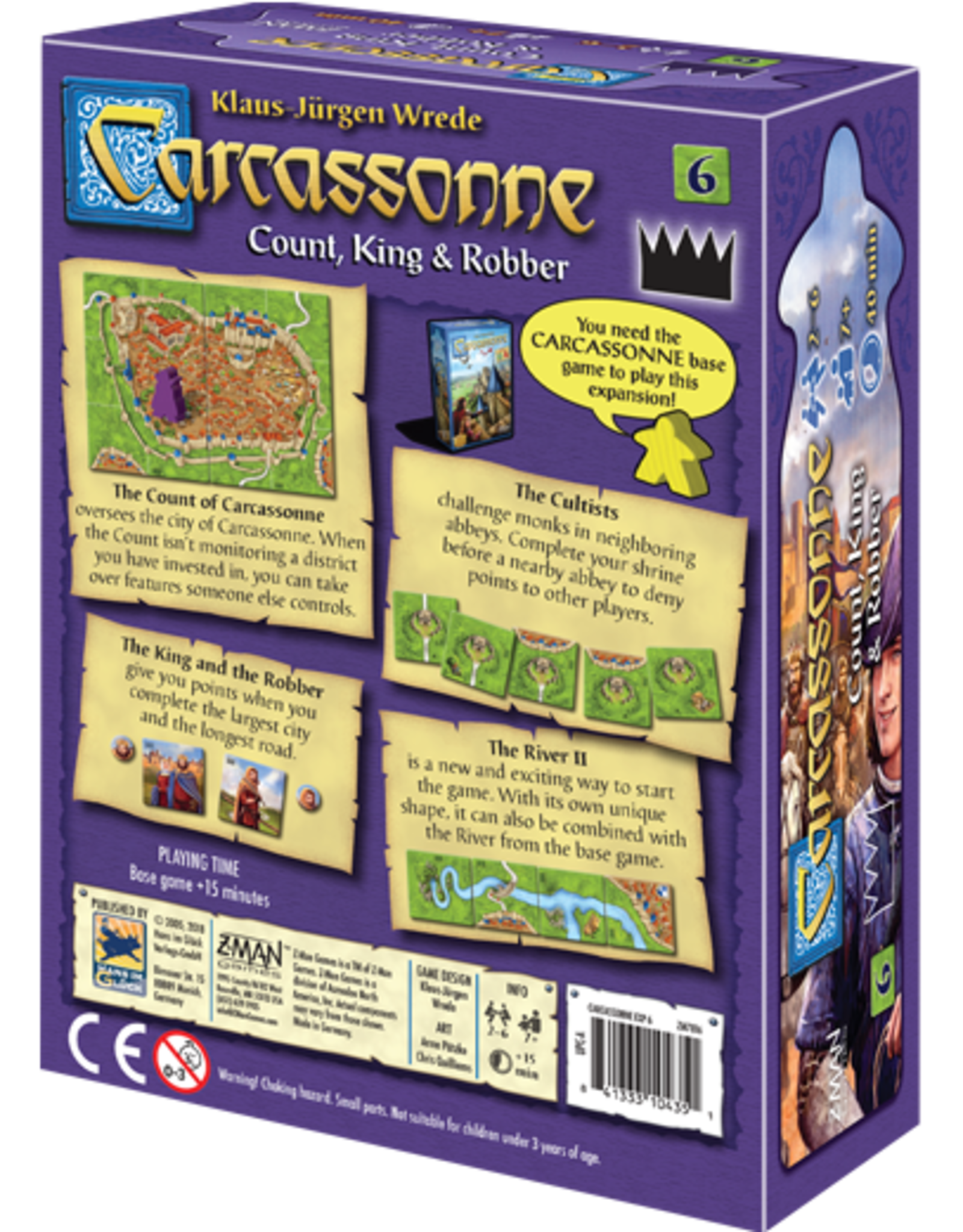 Carcassonne Expansion 6 Count/King/Robber