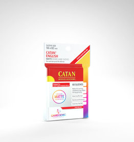 Matte Board Game Sleeves: Catan (50) (Red)