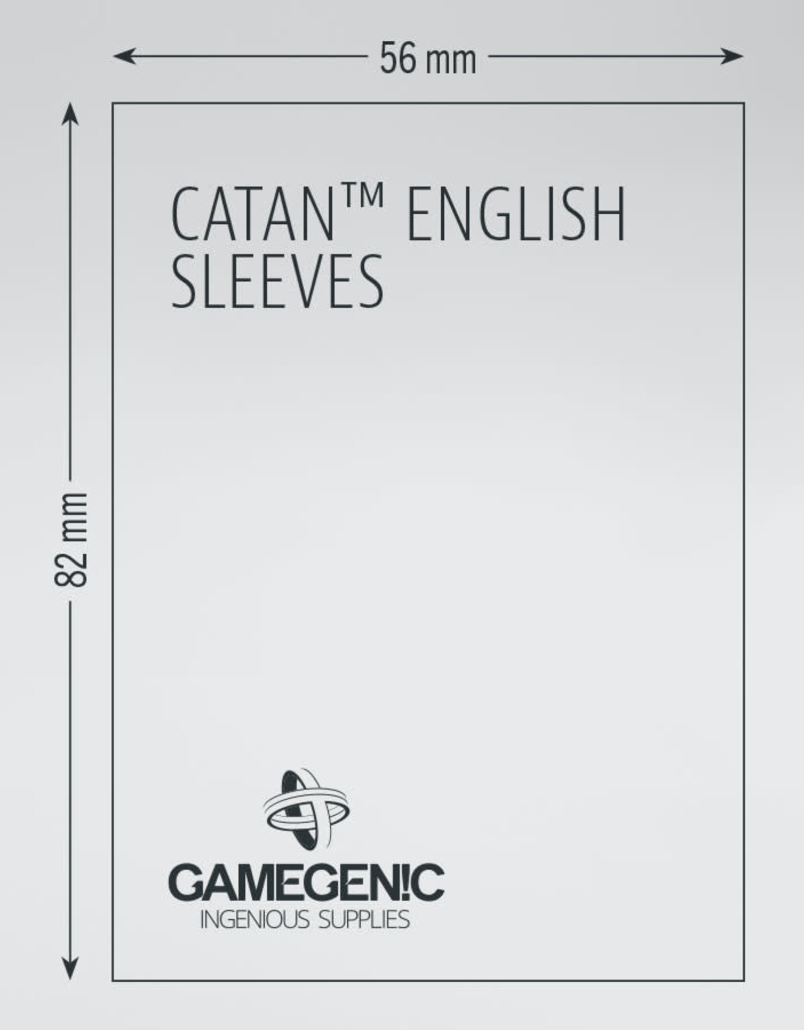 Matte Board Game Sleeves: Catan (50) (Red)