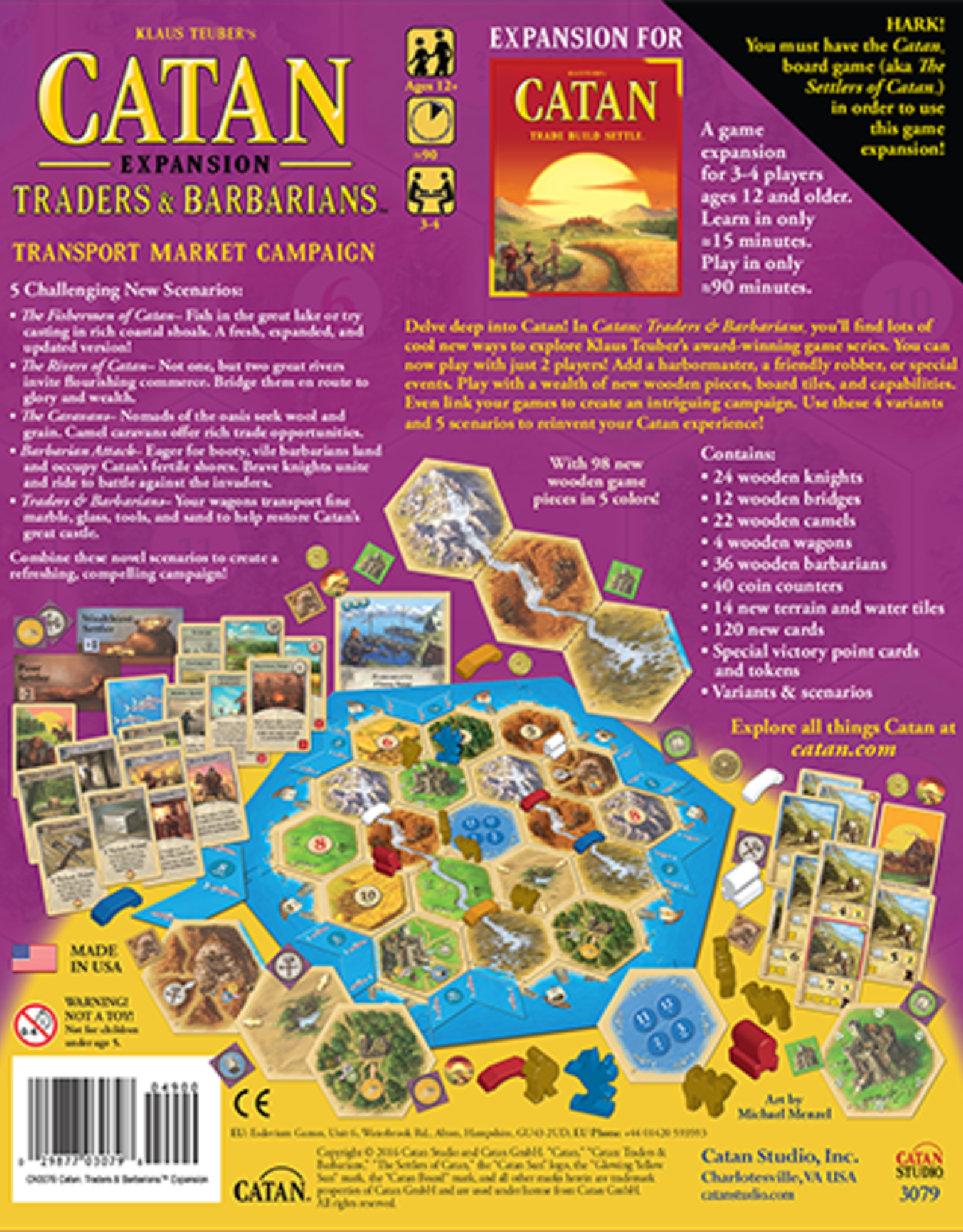 Catan Traders and Barbarians Expansion 2020 Edition