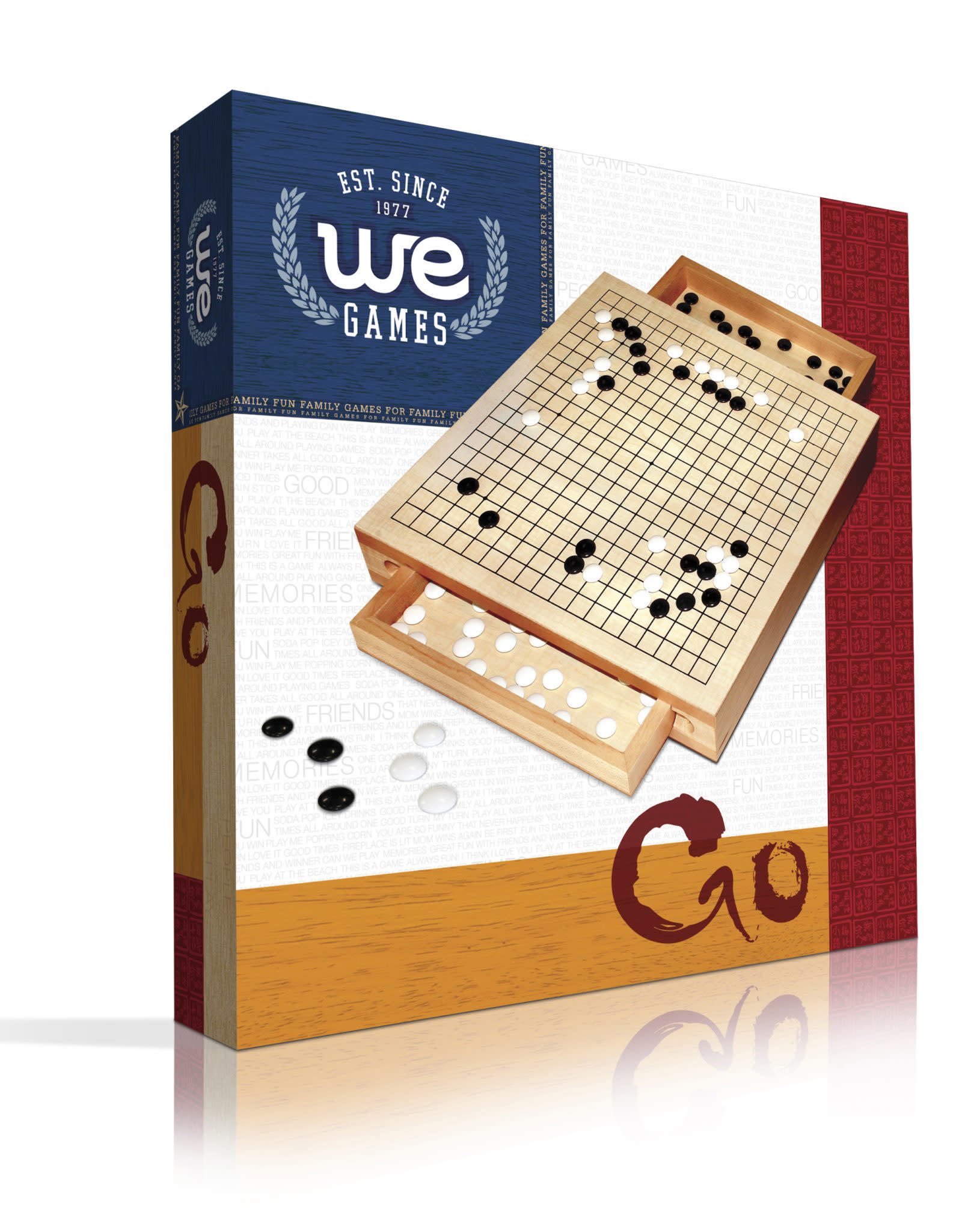 Game of GO with Pull Out Drawers 12 in.