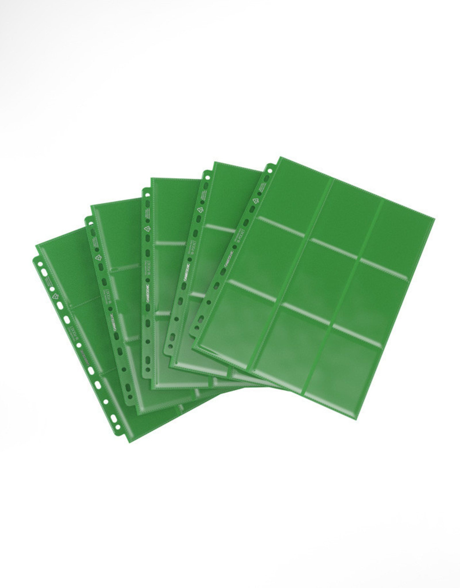18-Pocket Pages: Side-Loading (10) Green
