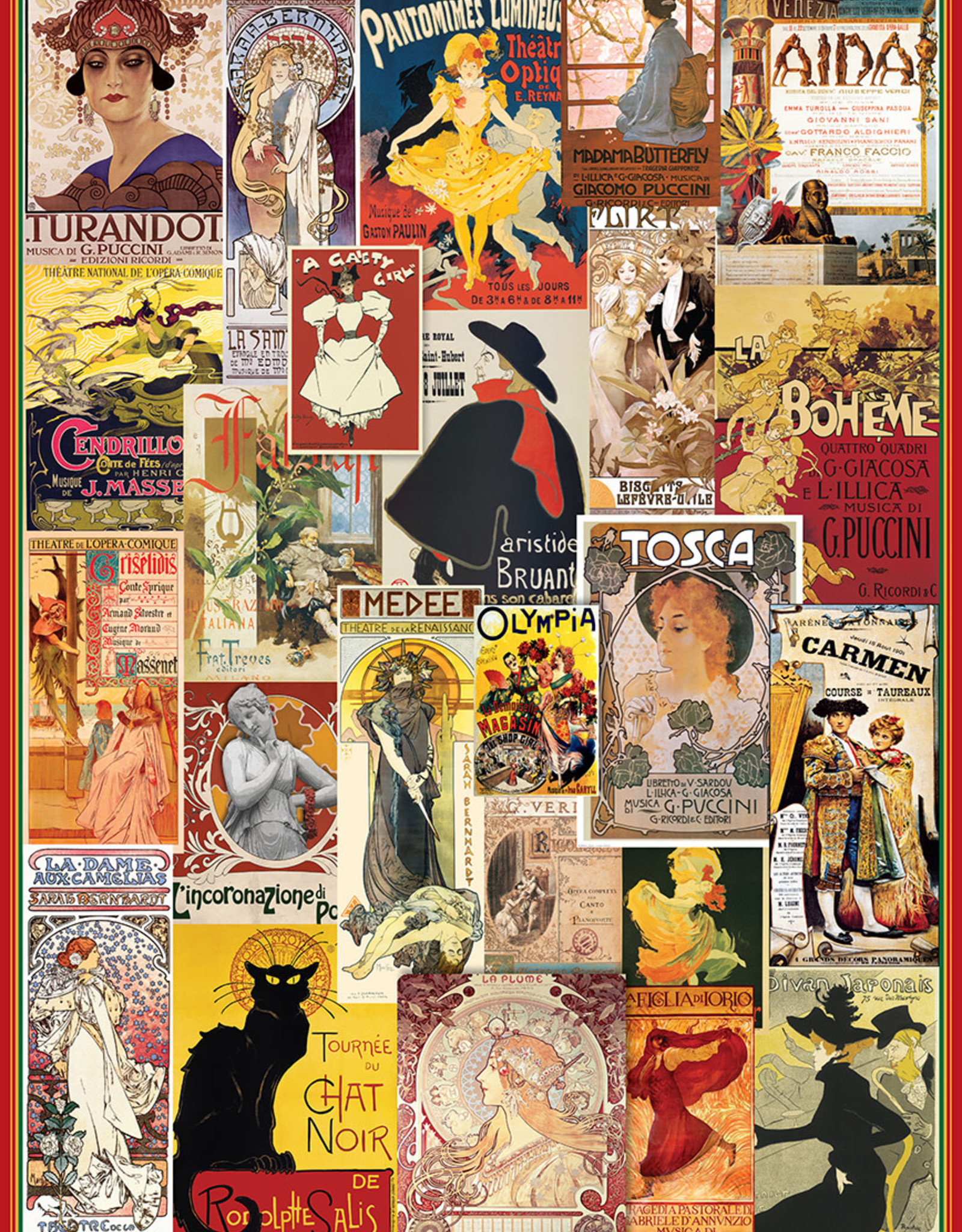 Eurographics Theater & Opera Vintage Posters  Puzzle 1000 PCS