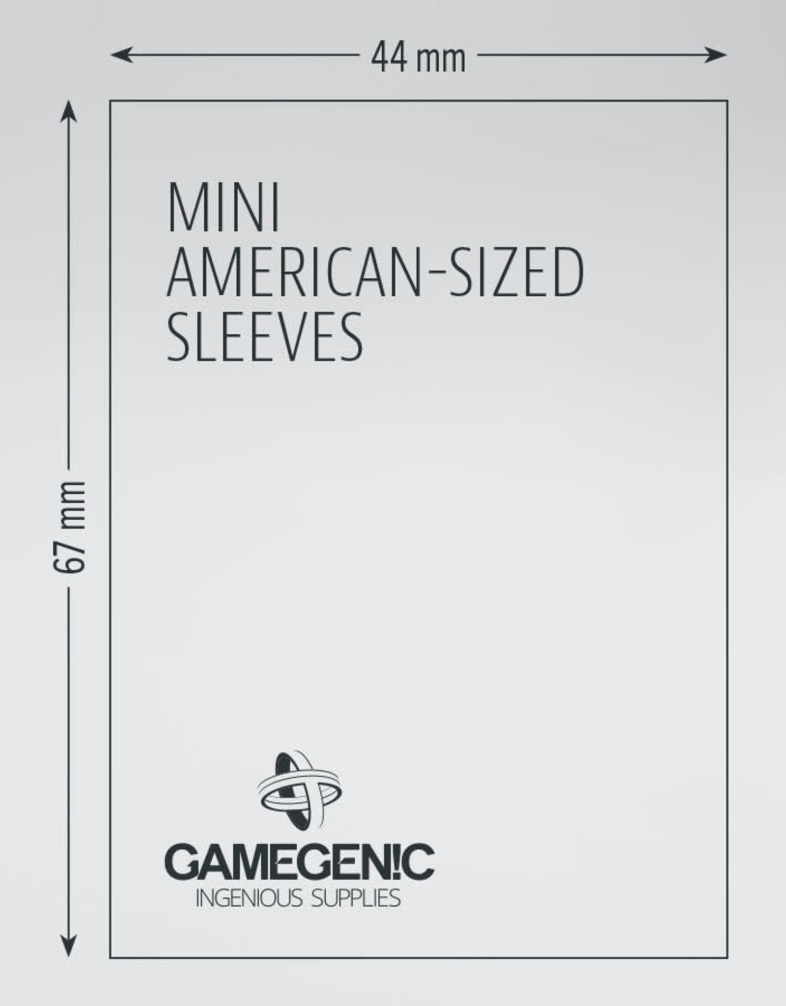 Matte Board Game Sleeves: Mini American (50) (Yellow)