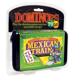 University Games Mexican Train Dominoes To-Go