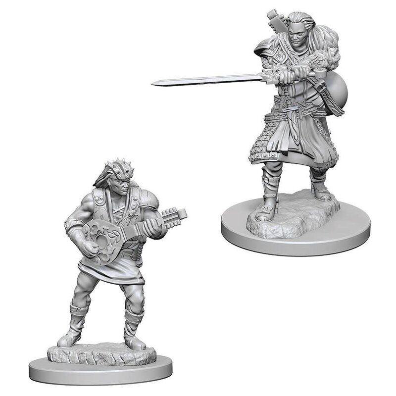 Wizkids D&D Unpainted Minis: Human Bard Male