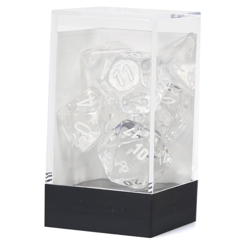 Chessex Chessex RPG Dice (7) Translucent Clear