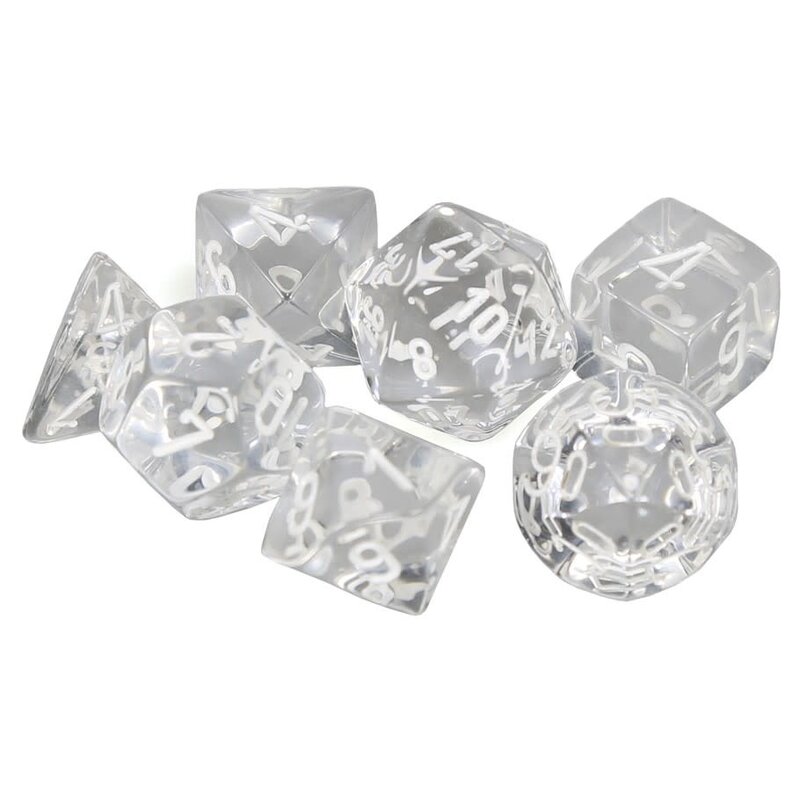 Chessex Chessex RPG Dice (7) Translucent Clear