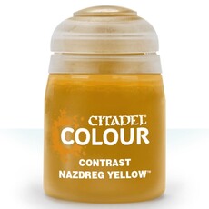 Citadel Contrast Paint: Nazdreg Yellow.