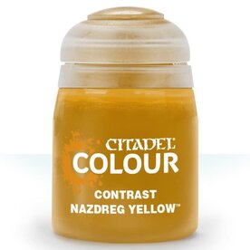 Citadel Contrast Paint: Nazdreg Yellow.