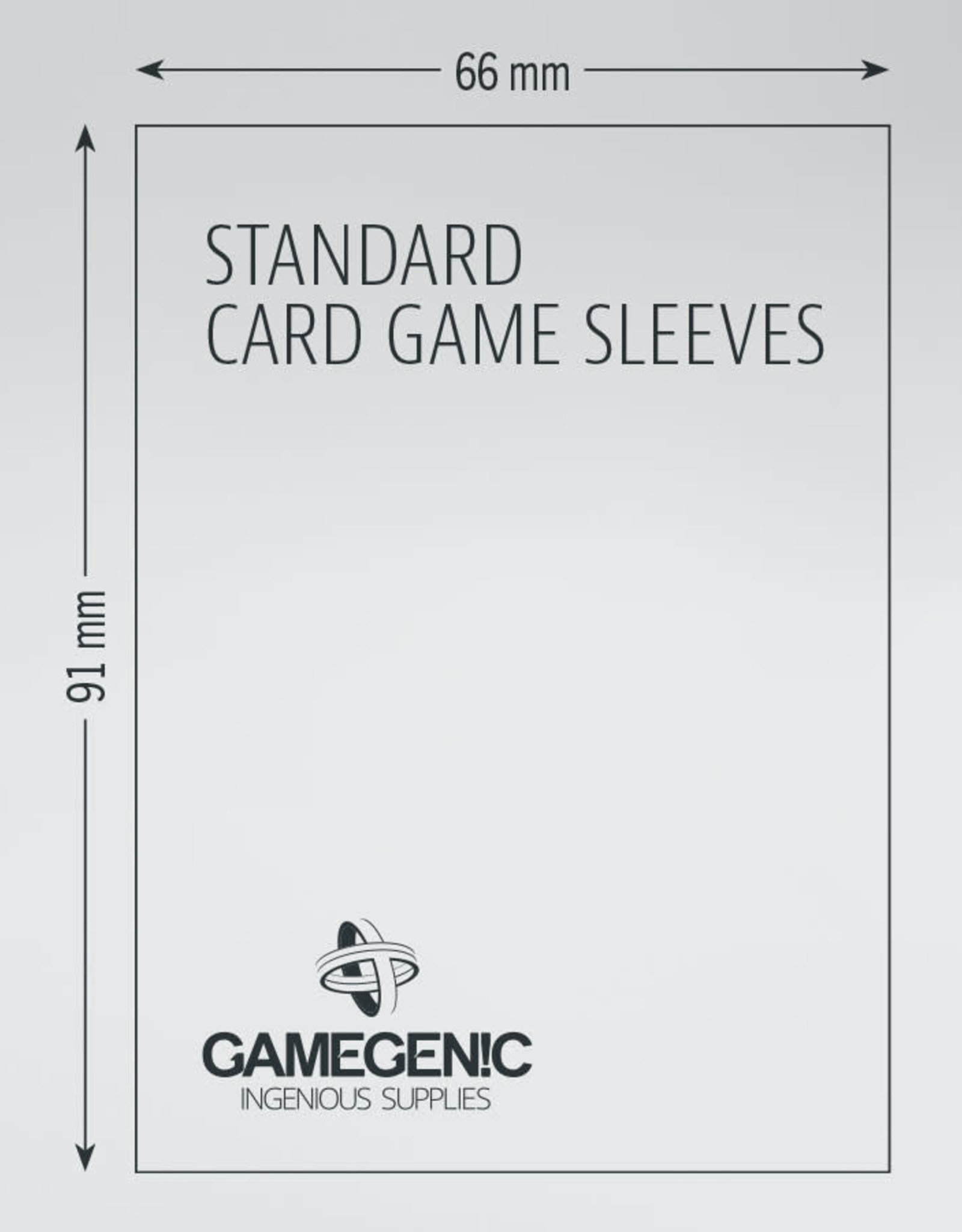 Matte Sleeves: Standard Card Game (50) (Gray)