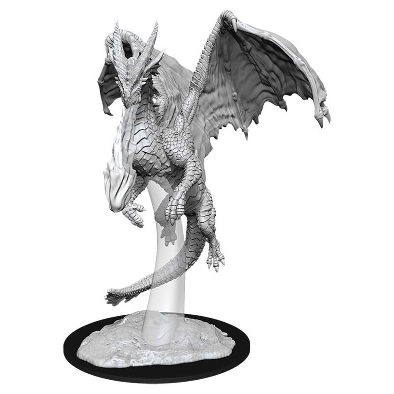 Wizkids D&D Unpainted Minis: Young Red Dragon